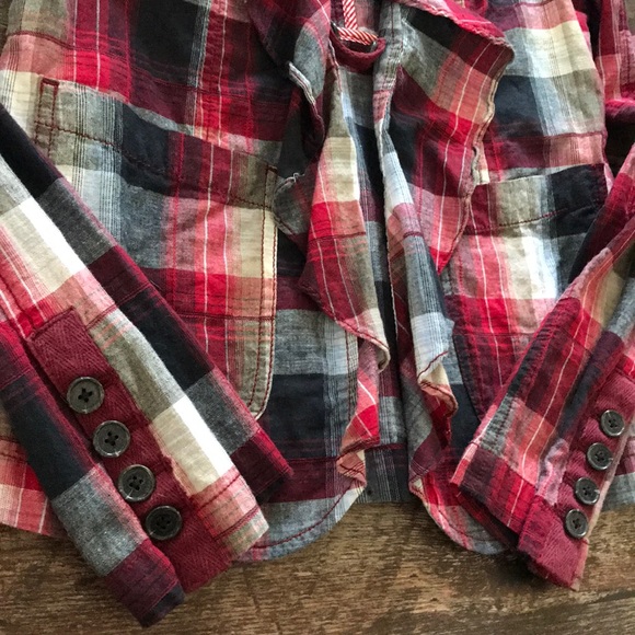 Free People Flannel Jacket/Cardigan - Picture 4 of 8